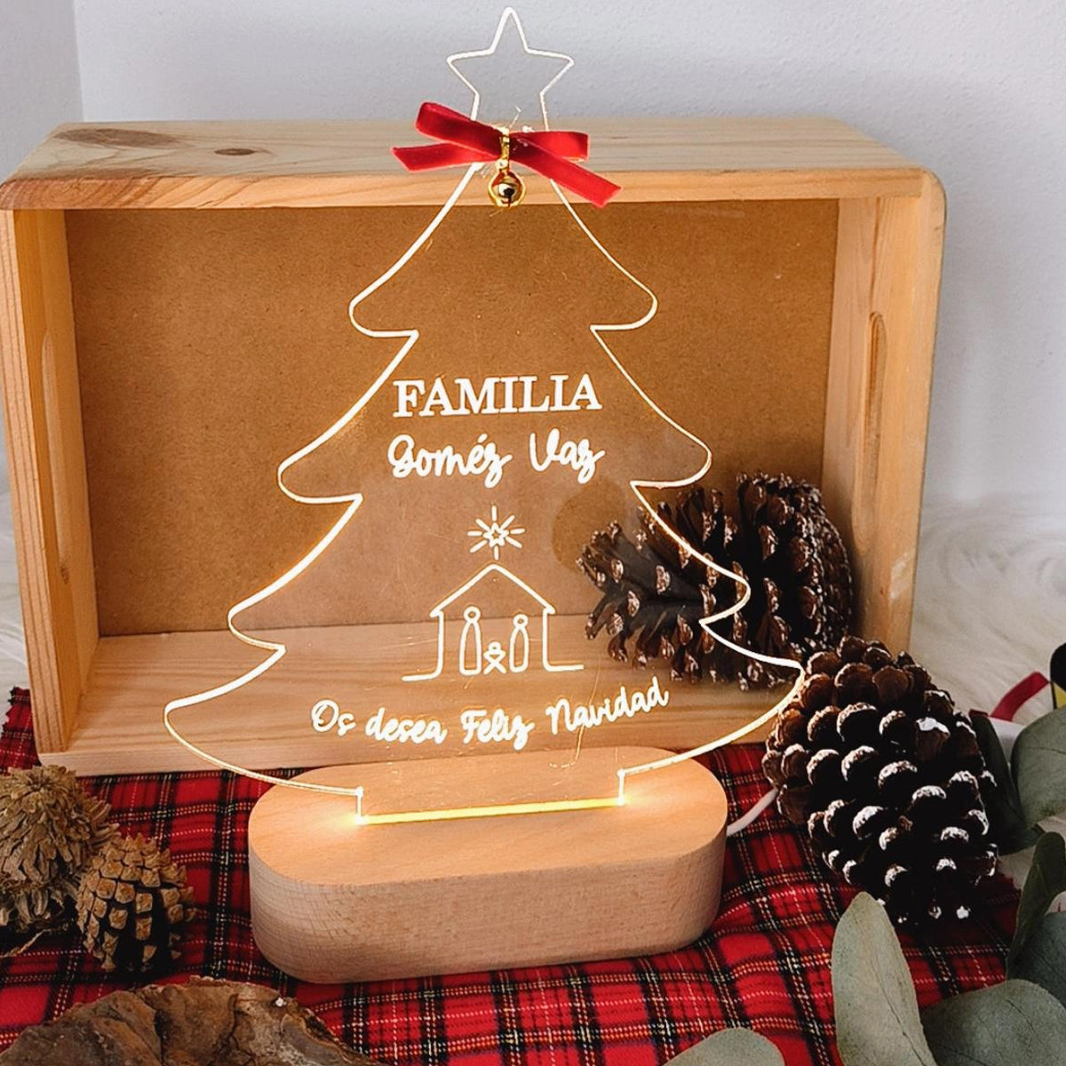 LÁMPARA ÁRBOL NAVIDAD