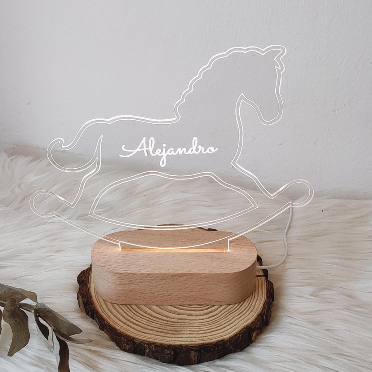 LÁMPARA CABALLITO BALANCÍN