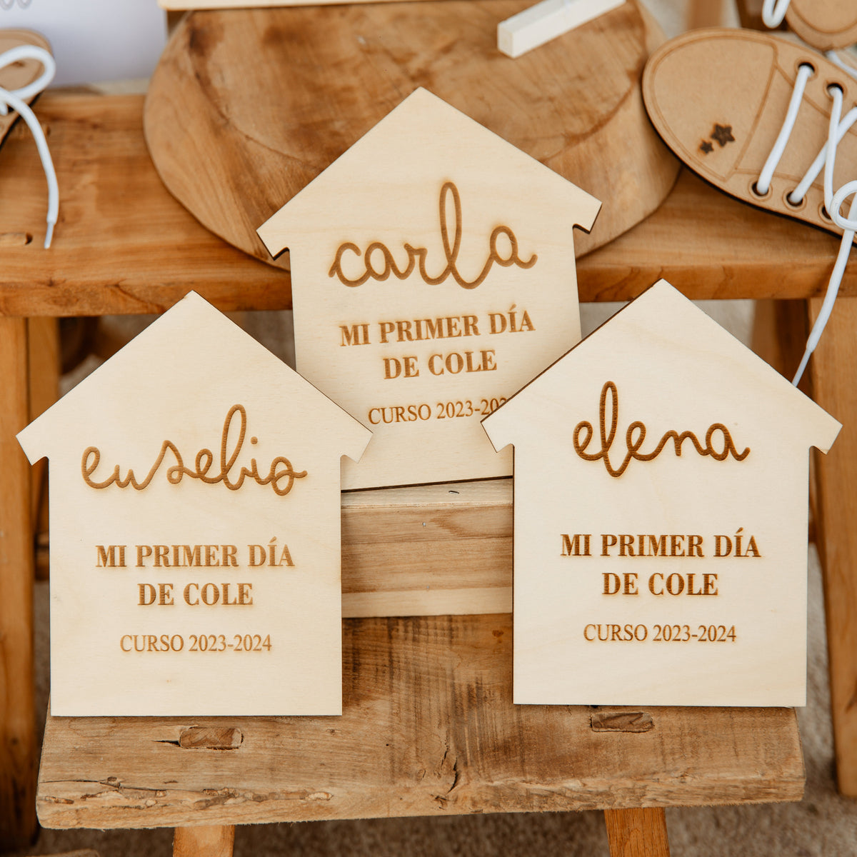 PLACA PRIMER DÍA DE COLE