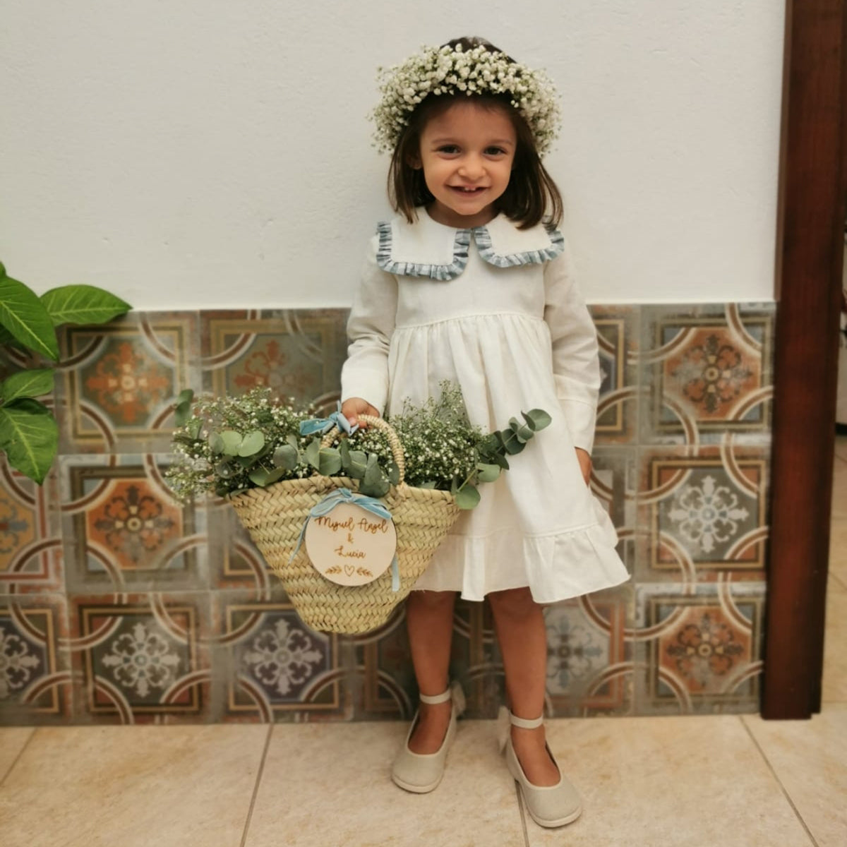 CESTA MIMBRE DAMAS DE HONOR