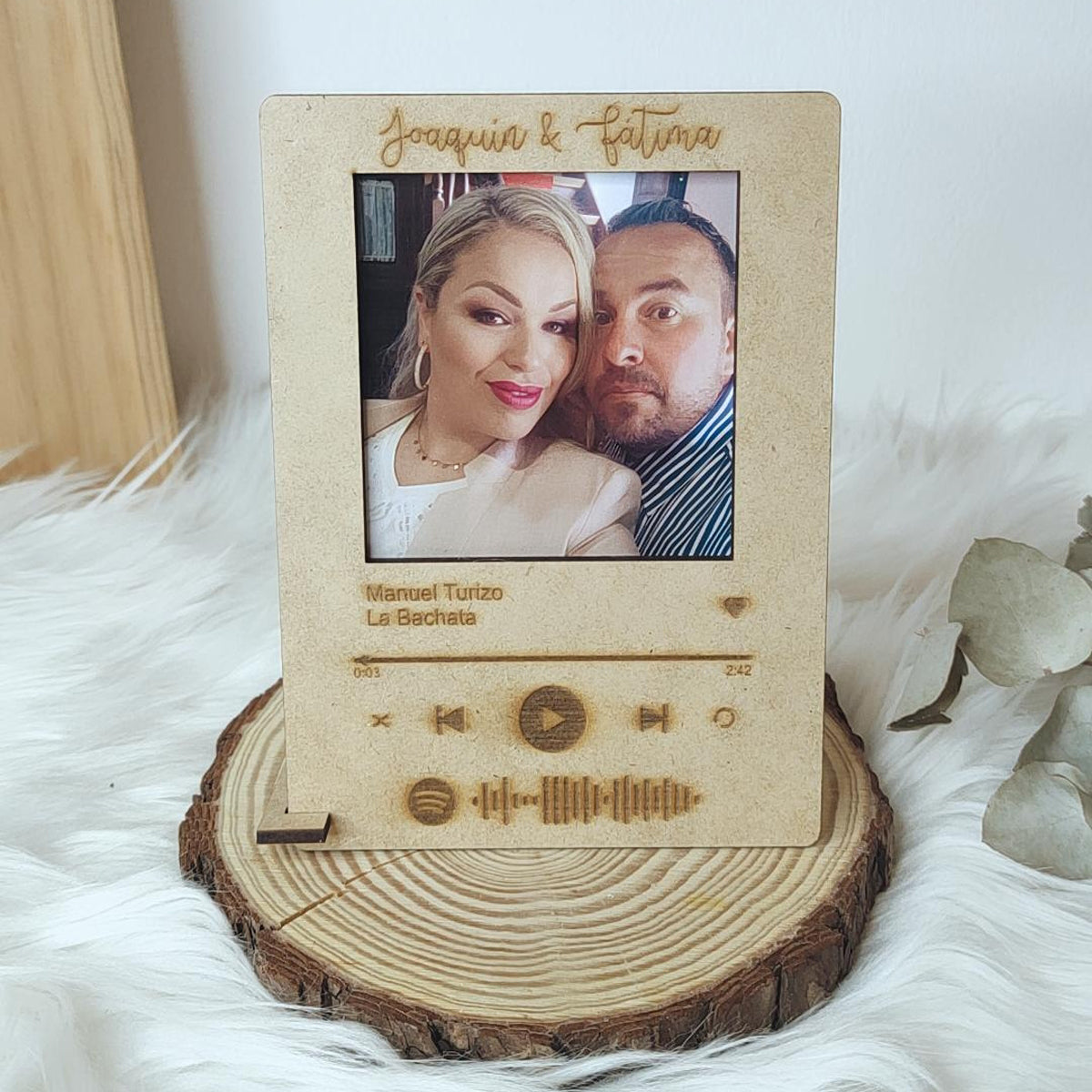 PLACA SPOTIFY MADERA