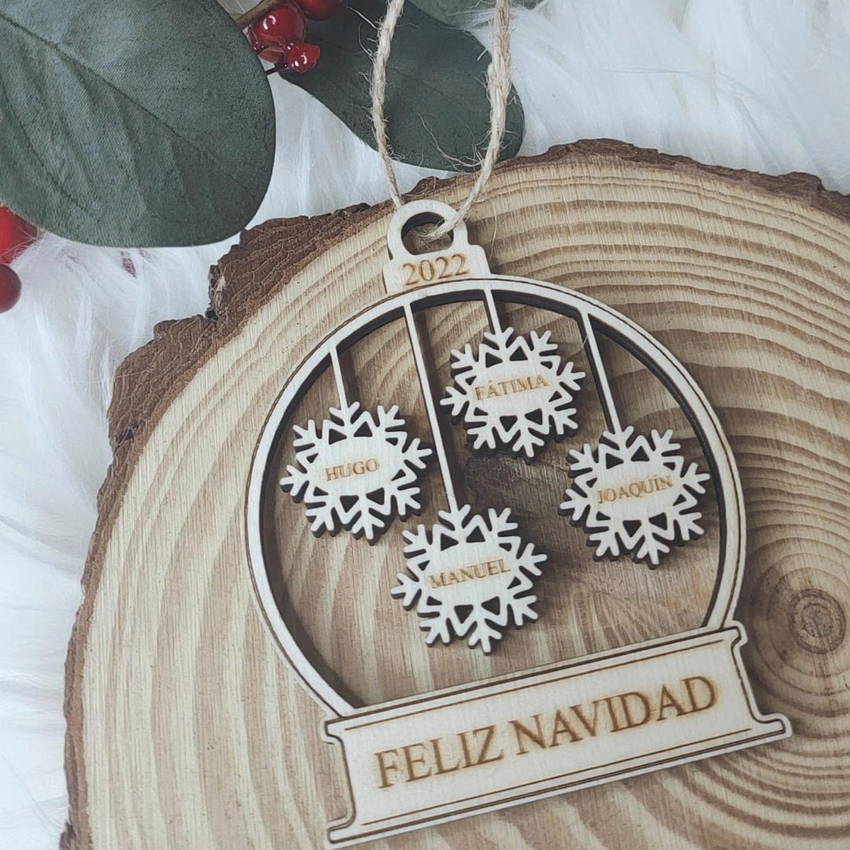 BOLA NAVIDAD FAMILIA
